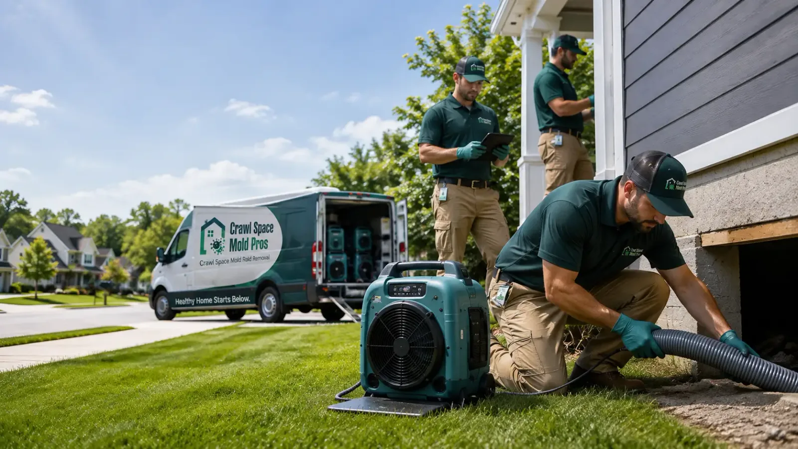 Crawl Space Mold Removal in Franconia, NH